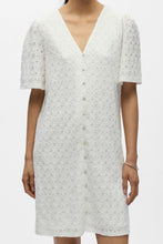 Cargar imagen en el visor de la galería, Laila V-Neck Dress - Cloud Dancer