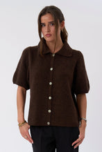 Charger l'image dans la galerie, Alba Polo Knit - Chocolate