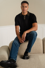 Load image into Gallery viewer, Knitted Polo - Brown