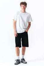Load image into Gallery viewer, Denim Shorts Loose - Solid Black