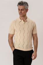 Load image into Gallery viewer, Duran Knit Polo - Sand