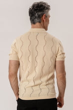 Load image into Gallery viewer, Duran Knit Polo - Sand