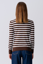 Load image into Gallery viewer, Maja Striped Shirt - Brown