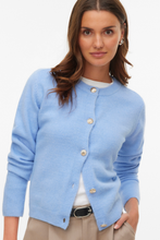 Charger l'image dans la galerie, Fiona Short Button Cardigan - Brunnera Blue Melange
