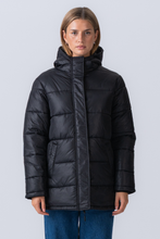 Load image into Gallery viewer, Long Puffer Jacket - Black