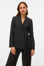 Carica l'immagine nel visualizzatore di Gallery, Bestie Loose Strap Blazer - Dark Grey Melange