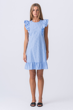 Load image into Gallery viewer, Aila Dress - Little Boy Blue / White