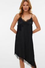 Cargar imagen en el visor de la galería, Novi Lace Singlet Dress - Black:Black lace
