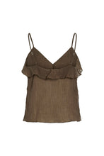 Carica l'immagine nel visualizzatore di Gallery, Danira V-Neck Singlet Top - Slate Black