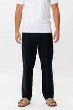 Cargar imagen en el visor de la galería, Linen Pants - Black