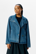 Charger l'image dans la galerie, Tilla Gro L/S Denim Jacket - Medium Blue Denim