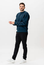 Load image into Gallery viewer, Heavy Crewneck - Mottled Navy