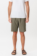 Load image into Gallery viewer, Linen Shorts - Army