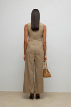 Cargar imagen en el visor de la galería, Ayah U-Neck Waistcoat - Dune Melange