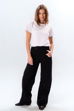 Load image into Gallery viewer, The Original Performance Wide Jeans - Black Denim
