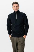 Load image into Gallery viewer, Sweatshirt Half Zip - Black