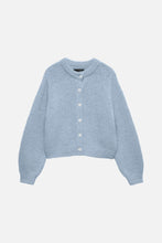 Load image into Gallery viewer, Wilo O-Neck Cardigan - Cashmere Blue