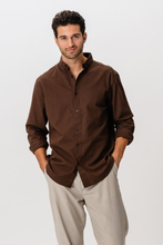 Load image into Gallery viewer, Linen Shirt - Coffee