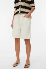 Load image into Gallery viewer, Villa Bermuda Denim Shorts - Ecru