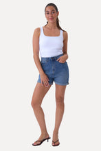 Load image into Gallery viewer, The Original Performance Denim Shorts - Medium Blue Denim (Woman)