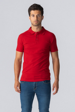 Load image into Gallery viewer, Muscle Polo Shirt - Red