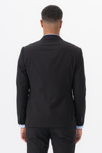 Cargar imagen en el visor de la galería, Premium Double-breasted Blazer - Black