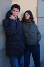 Load image into Gallery viewer, Long Puffer Jacket - Navy
