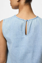 Charger l'image dans la galerie, Flora Mini Denim Dress - Light Blue Denim