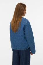 Cargar imagen en el visor de la galería, Era Quilted Jacket - Medium Blue Denim
