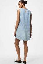 Charger l'image dans la galerie, Flora Mini Denim Dress - Light Blue Denim