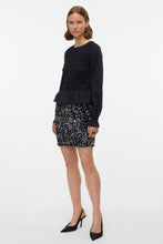 Cargar imagen en el visor de la galería, Bella Short Skirt - Black Silver