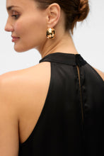 Load image into Gallery viewer, Elena Halter Neck Short Dress - Black