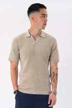 Cargar imagen en el visor de la galería, Garry Knit Polo - Sand