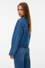 Load image into Gallery viewer, Aura Denim Jacket - Medium Blue Denim