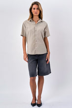 Charger l'image dans la galerie, Short Sleeve Linen Shirt - Sand