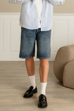 Charger l'image dans la galerie, Denim Shorts Loose - Blue