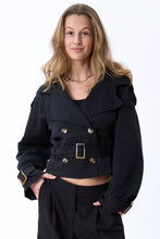 Cargar imagen en el visor de la galería, Julieta Short Jacket - Black