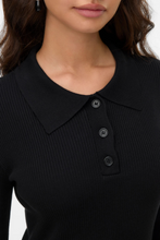 Load image into Gallery viewer, Silje Poloneck Pullover - Black