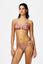 Load image into Gallery viewer, Ada Bikini Knitted Brazil - Rose Shadow - Jacquard Pattern