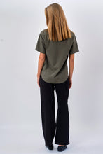 Charger l'image dans la galerie, Short Sleeve Linen Shirt - Army