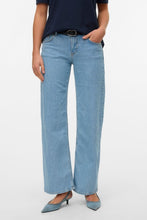 Load image into Gallery viewer, Alexis Low Waist Denim Jeans - Light Blue Denim