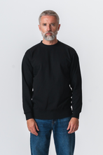 Carica l'immagine nel visualizzatore di Gallery, Crewneck di base - nero