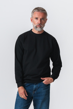 Carica l'immagine nel visualizzatore di Gallery, Crewneck di base - nero