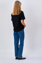 Load image into Gallery viewer, Short Sleeve Linen Shirt - Black