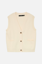 Load image into Gallery viewer, Saba V-Neck Button Vest - Birch