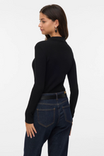 Load image into Gallery viewer, Silje Poloneck Pullover - Black
