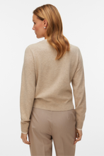 Load image into Gallery viewer, Wonderful O-Neck Cardigan - Silver Mink Melange w. Birch