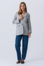 Load image into Gallery viewer, Claire Oversized Blazer - Light Grey