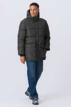 Load image into Gallery viewer, Long Puffer Jacket - Olive