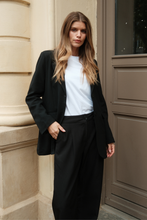 Cargar imagen en el visor de la galería, Blazer de gran tamaño - Negro
